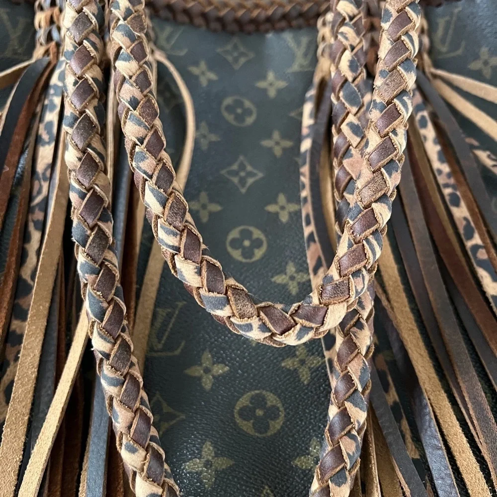 Customized LV Monogram Neverfull MM